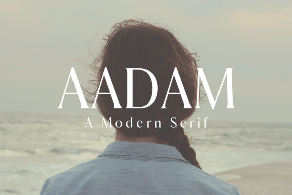 Aadam Family: A Modern Serif Font for Editorial Design