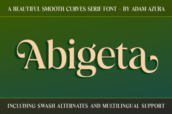 Abigeta: A Bold Serif Font for Professional Branding