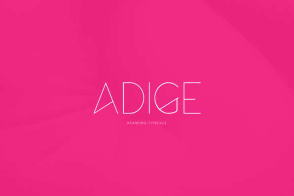 Adige: A Modern Sans Serif Font for Professional Branding