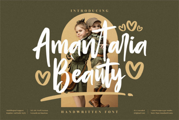Amantaria Beauty: A Modern Script Font for Handmade Creations