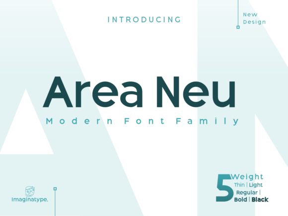 Area Neu: A Modern Sans Serif Font for Web Design
