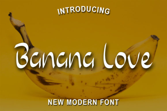 Banana Love Script Font for Web Design