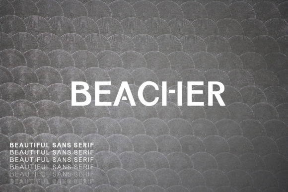 Beacher Family: A Designer's Take on a Modern Sans Serif