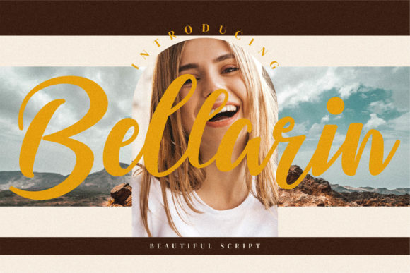 Bellarin: A Modern Script Font for Creative Makers