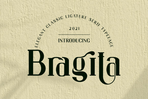 Bragita Serif Font for Handmade Creations