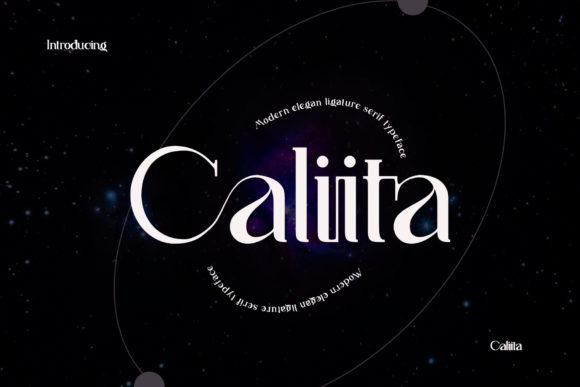 Caliita: A Modern Serif Font for Bold Campaign Designs