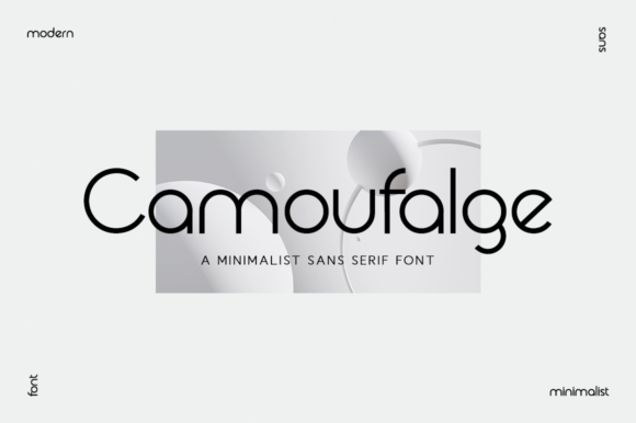 Camaufalge: A Modern Sans Serif Font for Branding