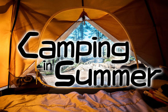 Camping in Summer Font for Business Branding