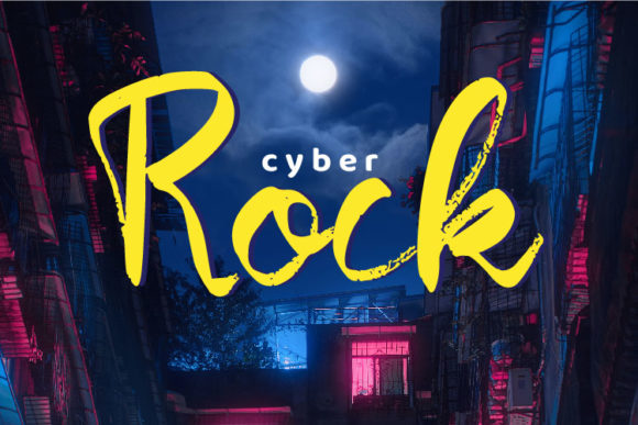 Cyber Rock Font for Modern Branding and Visual Impact