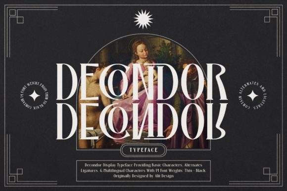 Decondor: A Sophisticated Serif Font for Modern Editorial Design