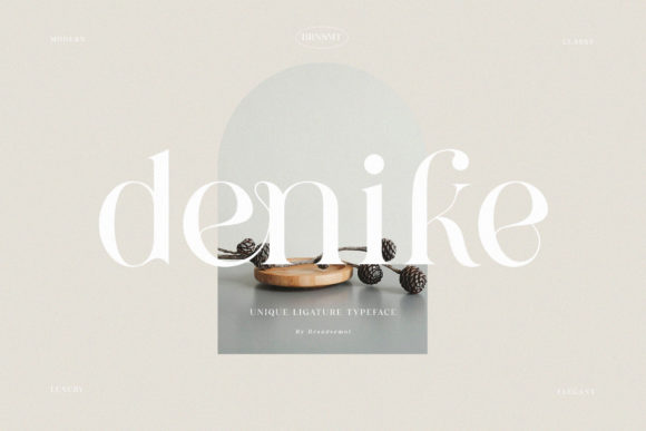 Denike: A Modern Serif Font for Editorial Design