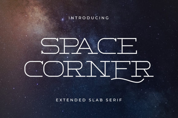 Designing a Launch with Space Corner Font