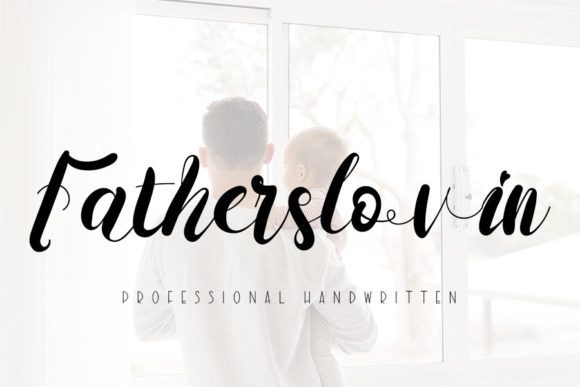 Fatherslovin: A Whimsical Handwritten Font for Editorial Design