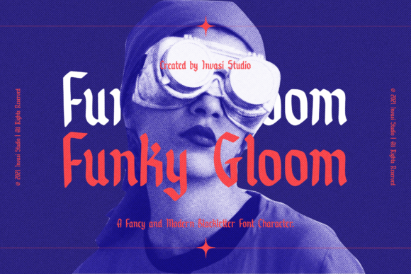 Funky Gloom: A Blackletter Font for Bold Statements