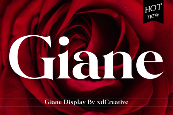 Giane – A Modern Serif Font for Professional Branding
