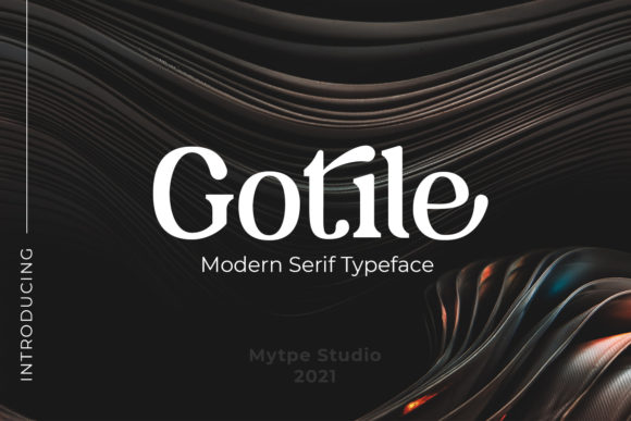 Gotile Serif Font for Handmade Creations