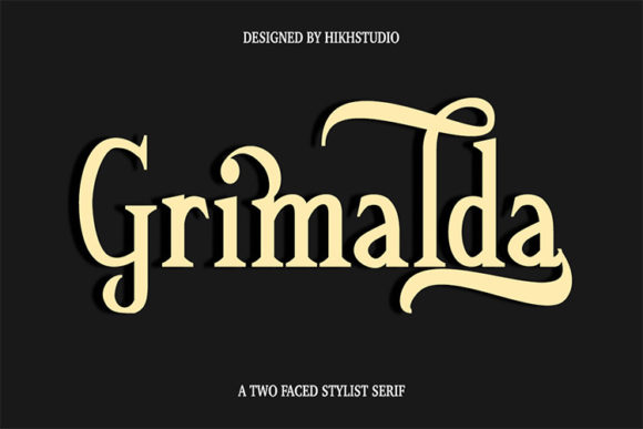 Grimalda: A Modern Serif Font for Bold Branding