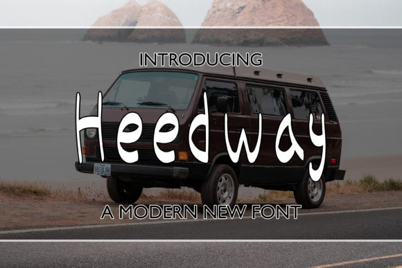 Heedway: A Handwritten Font for Modern Editorial Design