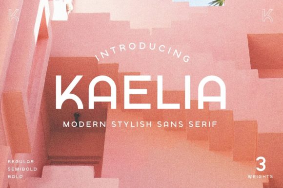 Kaelia: A Modern Sans Serif Font for Editorial Elegance