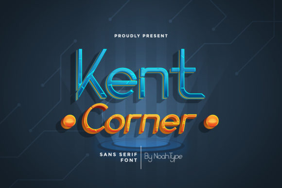 Kent Corner Font for Handmade Creations