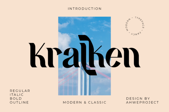 Kralken: A Serif Font That Elevates Brand Design