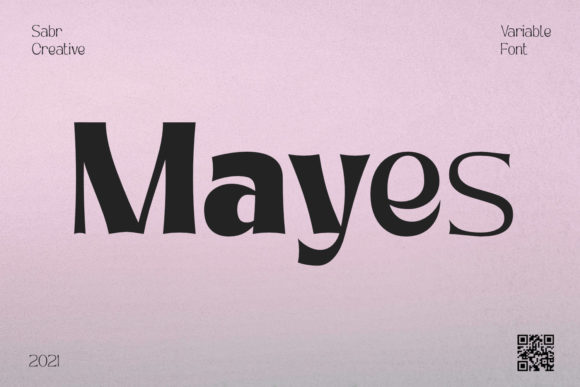 Mayes: A Modern Serif Font for Handmade Creations