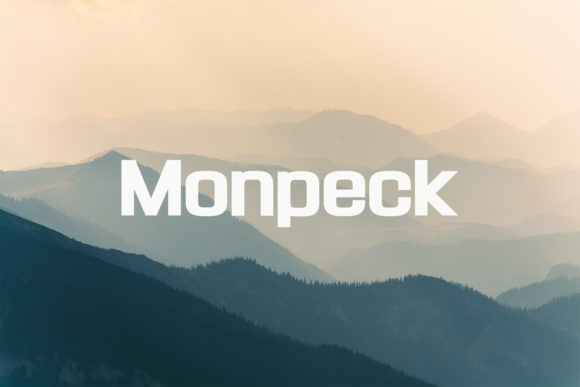 Monpeck: A Modern Sans Serif Font for Business Branding