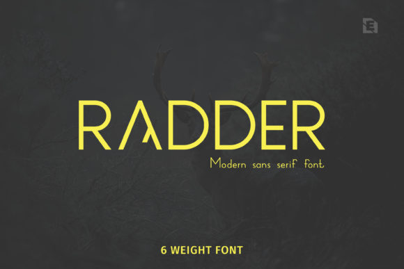 Radder: A Versatile Sans Serif for Modern Design