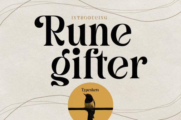 Rune Gifter: A Modern Serif Font for Polished Branding