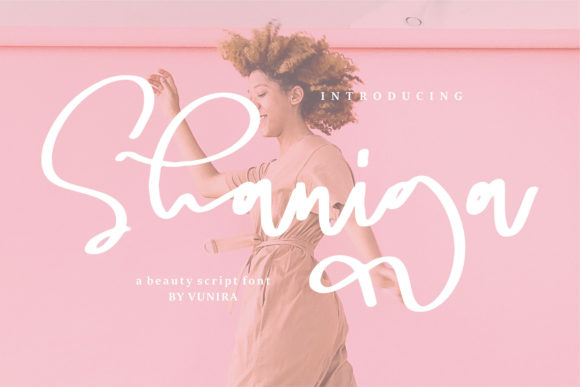 Shaniga: A Whimsical Script Font for Modern Editorial Design