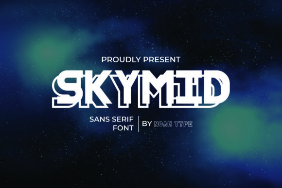 SkyMid Sans Serif Font for Modern Web Design