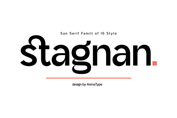 Stagnan: A Modern Sans Serif Font for Web Projects