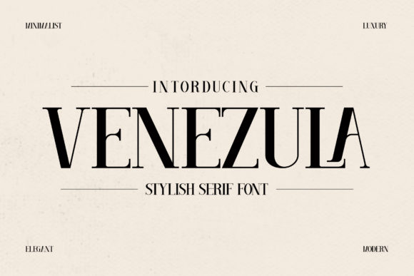 Testing Venezula: A Serif Font for Modern Web Design