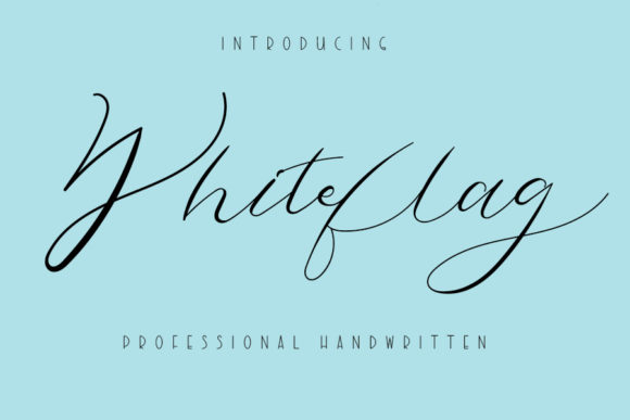 Whiteflag: A Modern Handwritten Font for Editorial Design